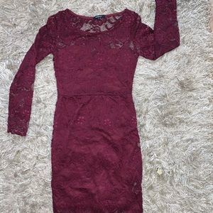 Maroon dress!